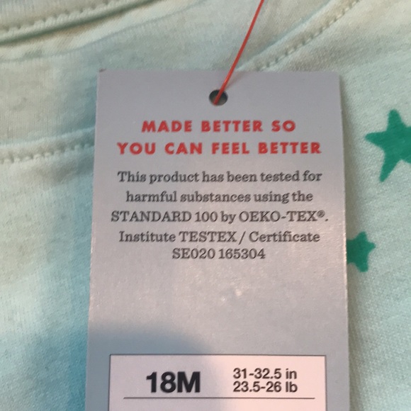 Cat & Jack Long Sleeve Tee Shirt NWT Girls Size 18 Months - Picture 4 of 6